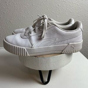 PUMA Womens Carina 370325-02 White Running Shoes Sneakers US 10 EUC
